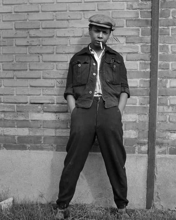 René Groebli, Rue de Médéah (#1690), Montparnasse, Paris, 1949
