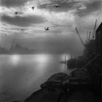 René Groebli, Harbor/Hafen (#1212), London, 1949
