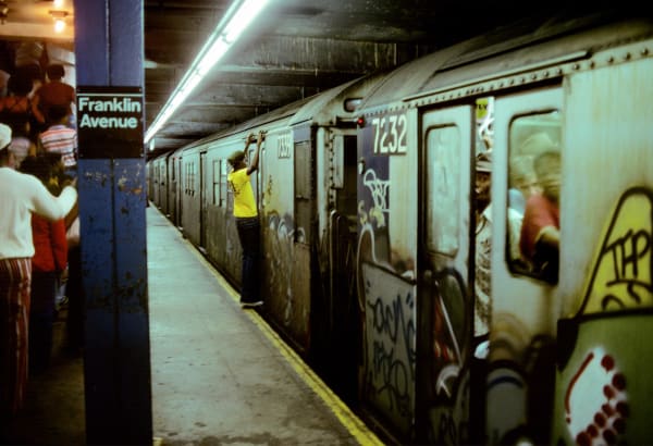 Willy Spiller, Dangerous Ride, Franklin Street Station, New York, 1978