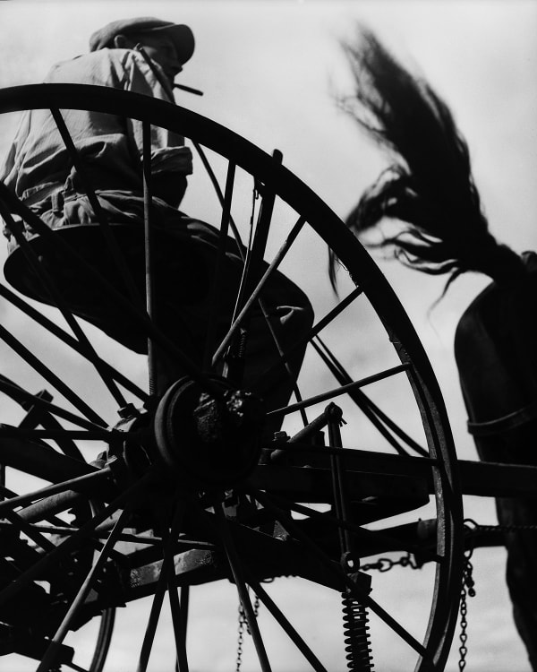 René Groebli, Heuwender (#305), Winterthur, vintage, 1946