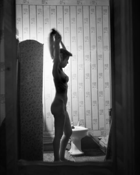 René Groebli, Abendwäsche II (#1559), Paris, Das Auge der Liebe, 1952