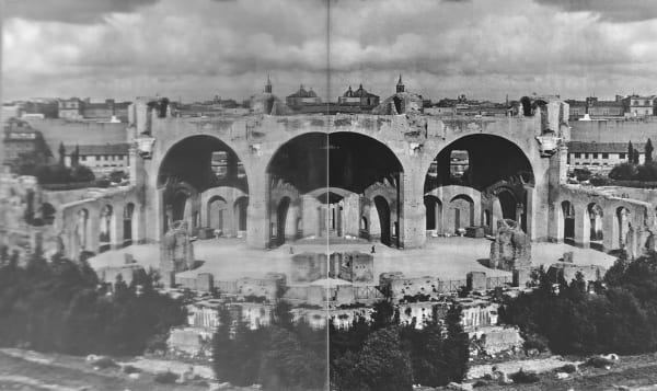 Laurence Aëgerter, Forum romain: la basilique de Constantin, from the series Rome Eternelle, 2024