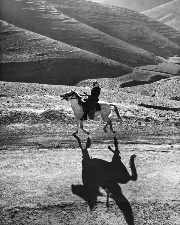 René Groebli, Jordanian cavalry, Jordan / Jordanische Kavallerie, Jordanien (#284), 1952