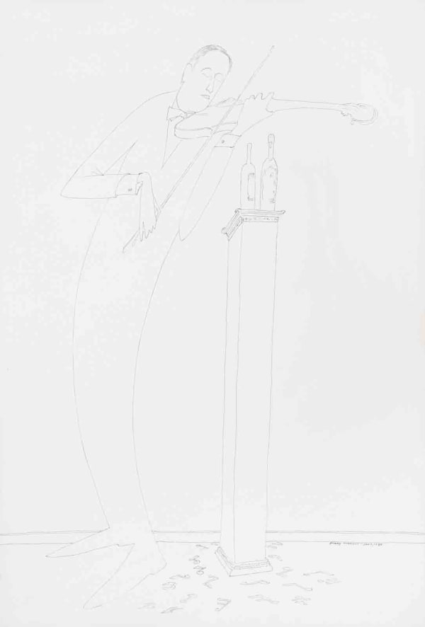 Benny Andrews, Violinist, 1995