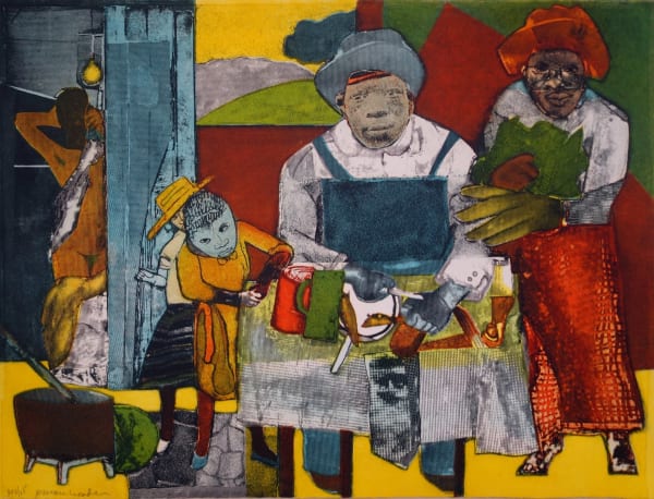 Romare Bearden, The Family, 1975