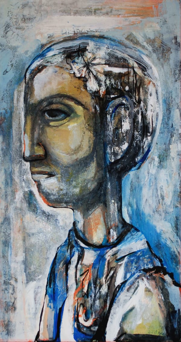 Charles Sebree, Profile of Young Boy, Undated