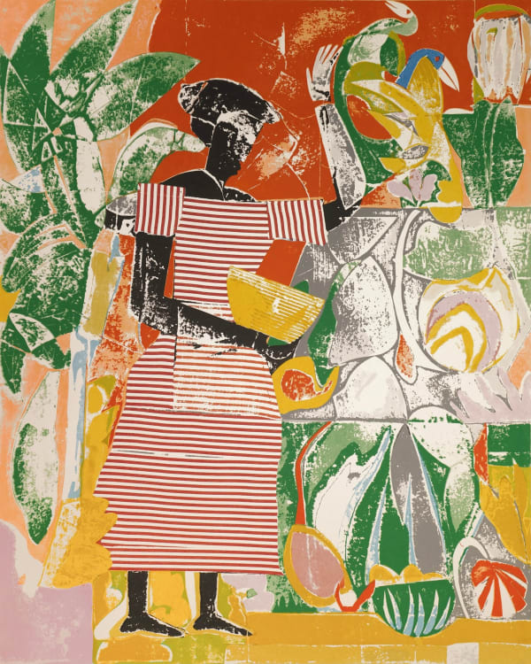 Romare Bearden, In the Garden , 1974