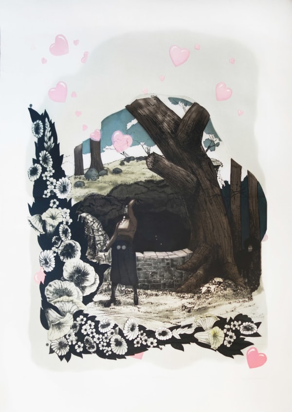 Kerry James Marshall, Vignette (Wishing Well), 2010