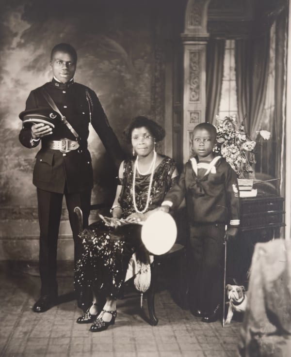 James Van Der Zee, VIII: Garveyite Family, Harlem, 1924 (Printed in 1974)