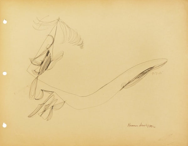 Norman Lewis, Untitled, September 7, 1945