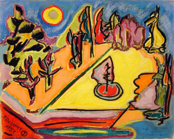 Beauford Delaney, Paysage, 1951