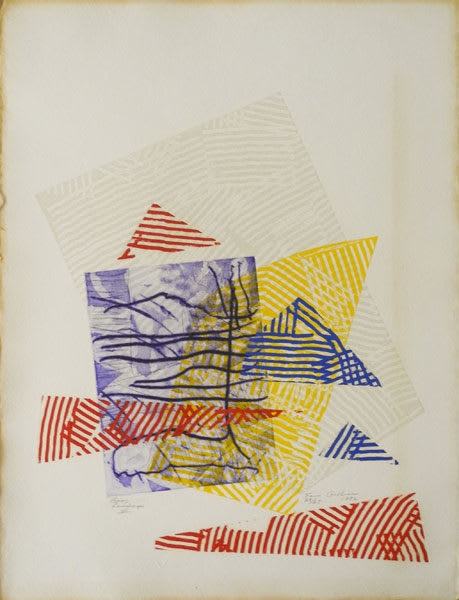 Sam Gilliam, Buoy Landscape III, 1982