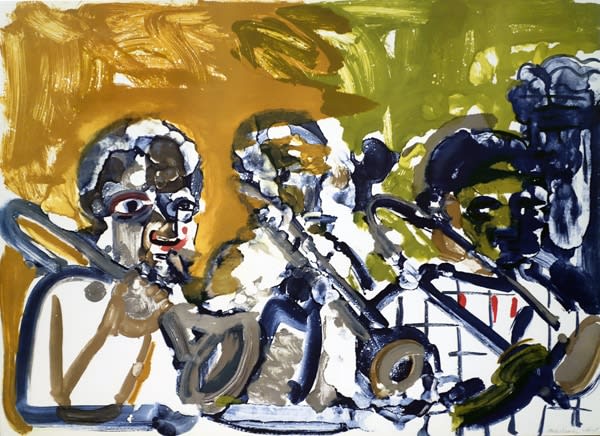 Romare Bearden, Brass Section (from Jazz Series), 1979