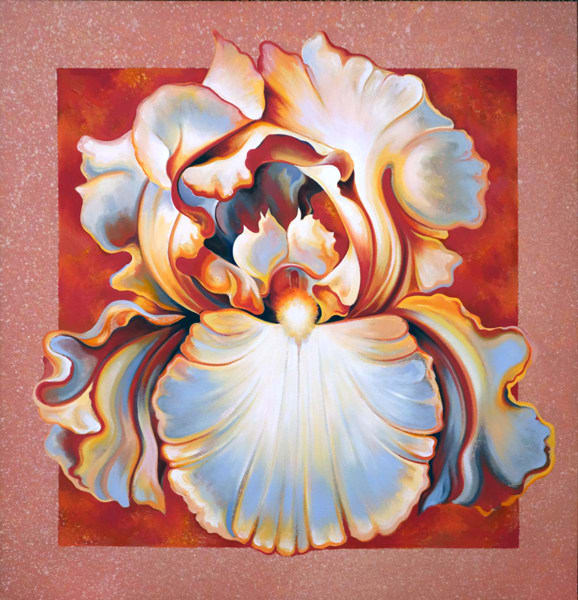 Lowell Nesbitt, Apricot Iris, 1987