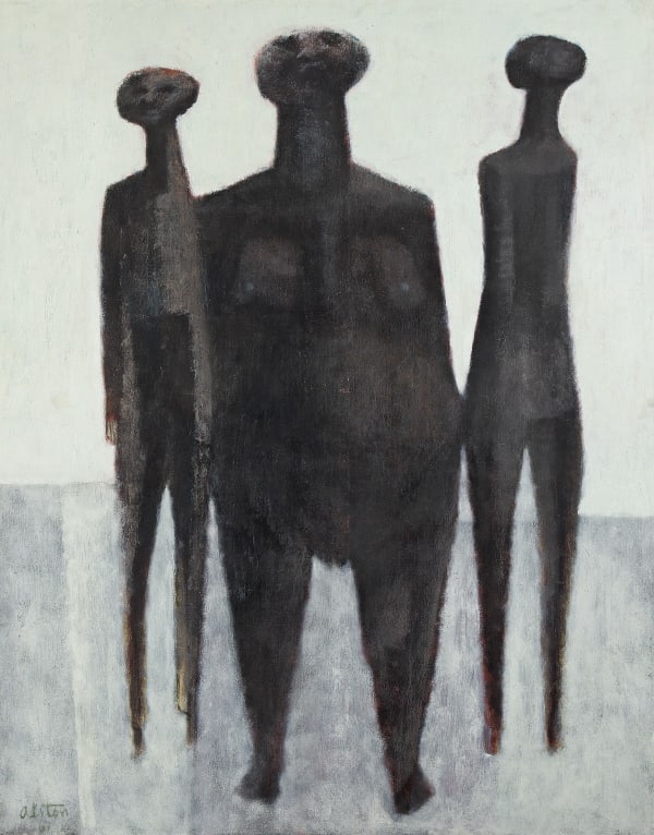 Charles Alston, Earth Mother (Woman and Two Sons), 1967