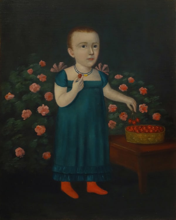 Joshua Johnson, Standing Child with Strawberries