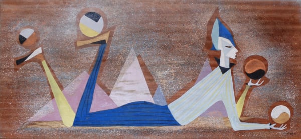 William McBride, Untitled (Juggler), ca. 1950