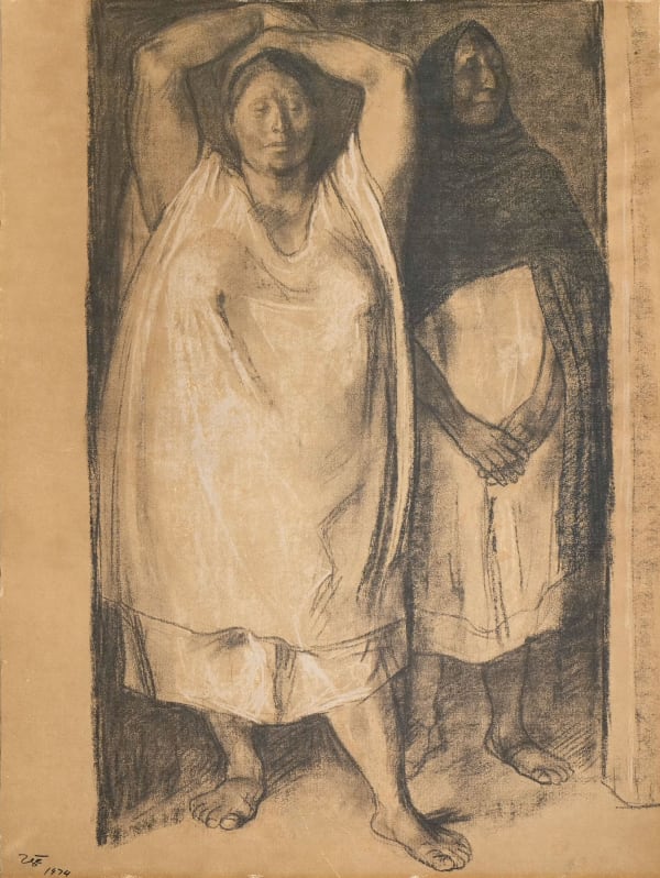 Francisco Zuniga, 2 Women, 1974