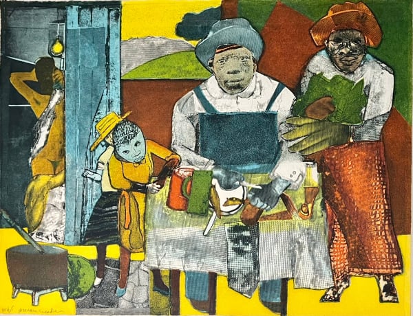 Romare Bearden, The Family, 1975