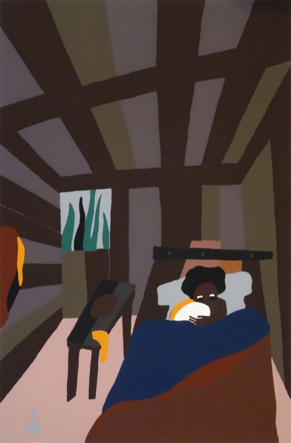 Jacob Lawrence, The Birth of Toussaint, 1986