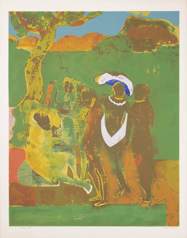 Romare Bearden, Prologue to Troy, 1974