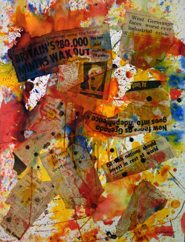 Richard Dempsey, World News and Upside Down, ca. 1968-72