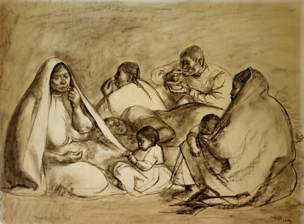 Francisco Zúñiga, Group With Children , 1967
