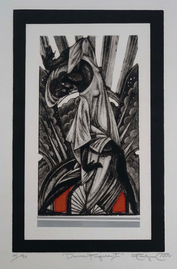 Eldzier Cortor, Dance Figure I, 1989