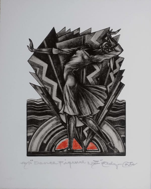 Eldzier Cortor, Dance Figure No. II, 2014