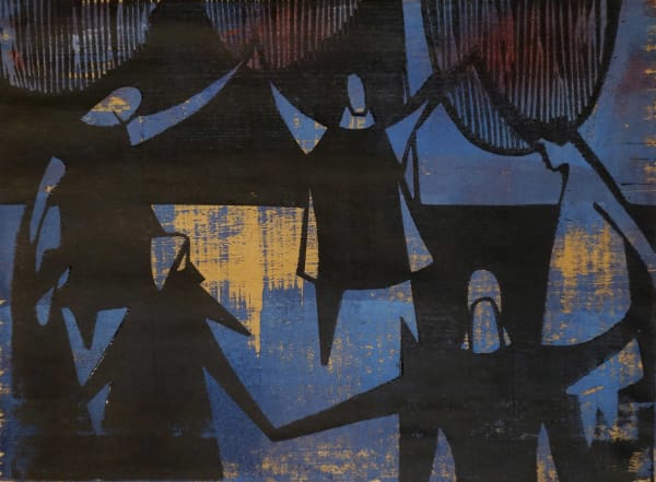 Samella Lewis, Children’s Game, 1960