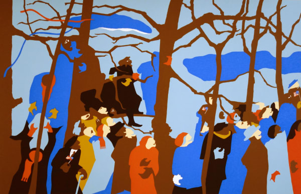Jacob Lawrence, The Swearing In , 1977