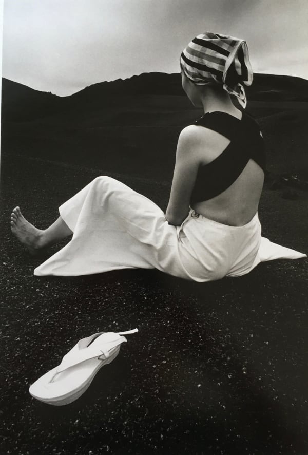 HIRO, Akiko on the Black Lava of Hawaii, 1965