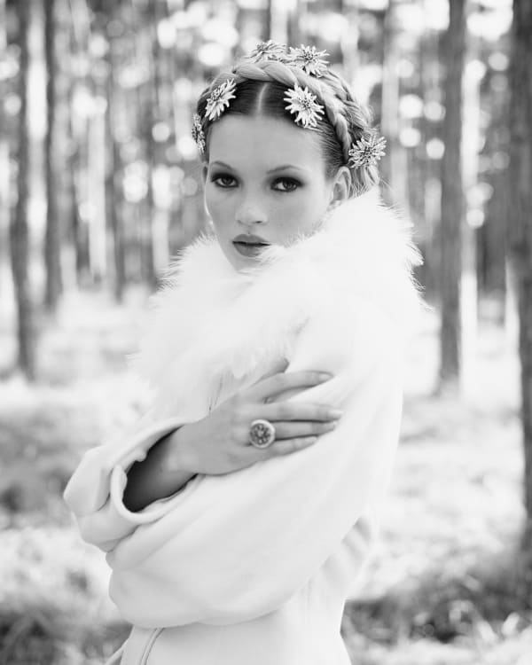 Arthur Elgort, Kate Moss, Paris, for: Vogue Italia, 1992