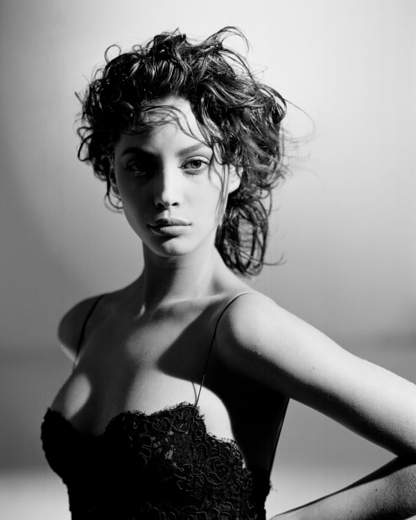 Arthur Elgort, Christy Turlington, NYC, for: Interview Magazine, 1987