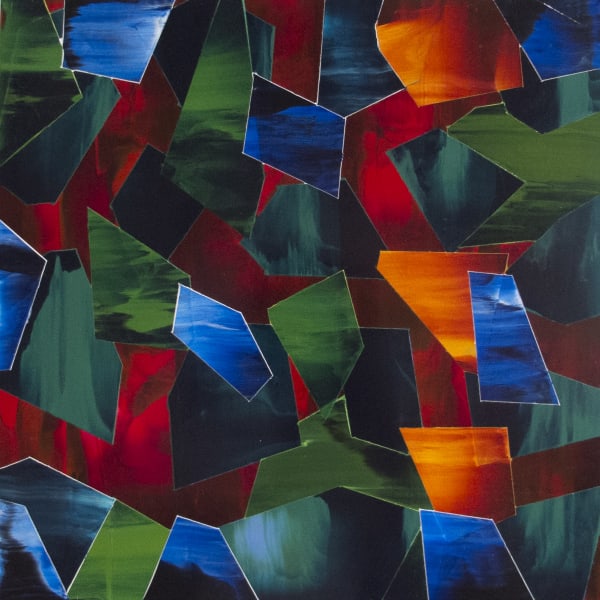 Elyce Abrams, Falling Red/Orange/Green/Blue, 2016