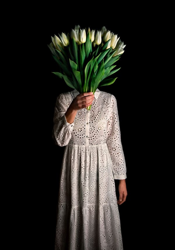 Tulipanes blancos