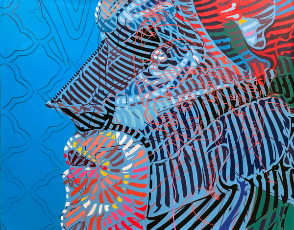 Captivating oil artwork by Farsad Labbauf
