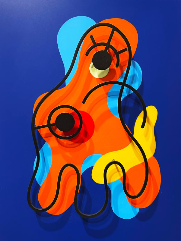 Face Drawing (Blue)