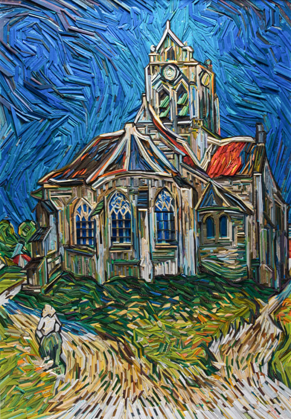 Kyu-Hak Lee, Monument- Church at Auvers , 2014