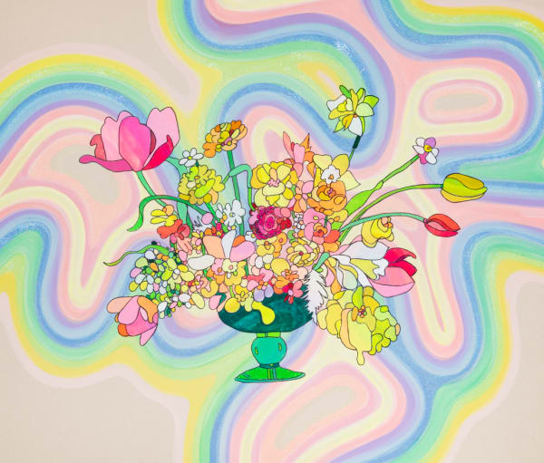 Funky Flowers (Green)