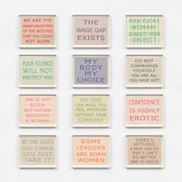 Ghada Amer, WITCHES, 2023