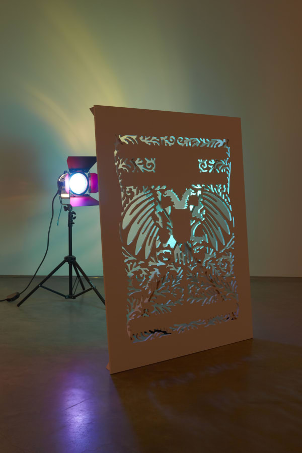 Sue de Beer | Depiction of a Star Obscured by Another Figure