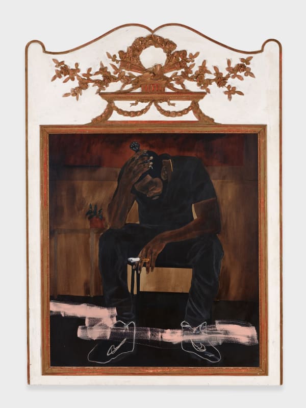 Jammie Holmes, Afro Pick and Black Nikes, 2022