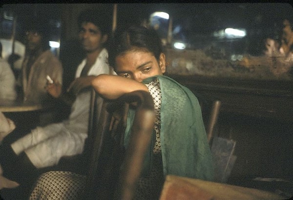 Young Street Prostitute Crying in Olympia Cafe, Bombay, India (from Falkland Road Series)