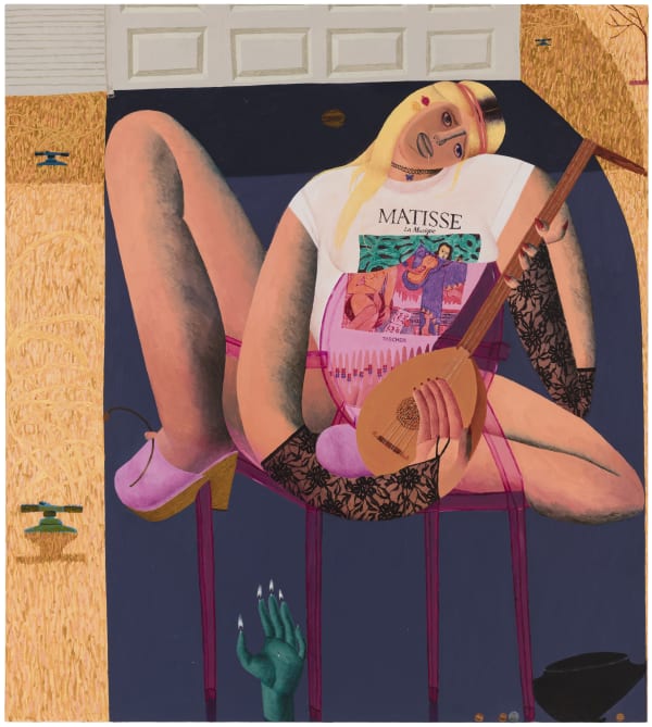 Celeste Rapone Artist Daughter, 2021 Oil on canvas 58 x 52 inches 147.3 x 132.1 cm (CRP.18748)