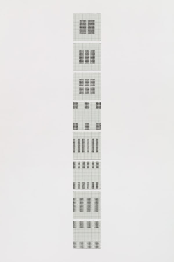 Black 6 Inch Squares Series #9