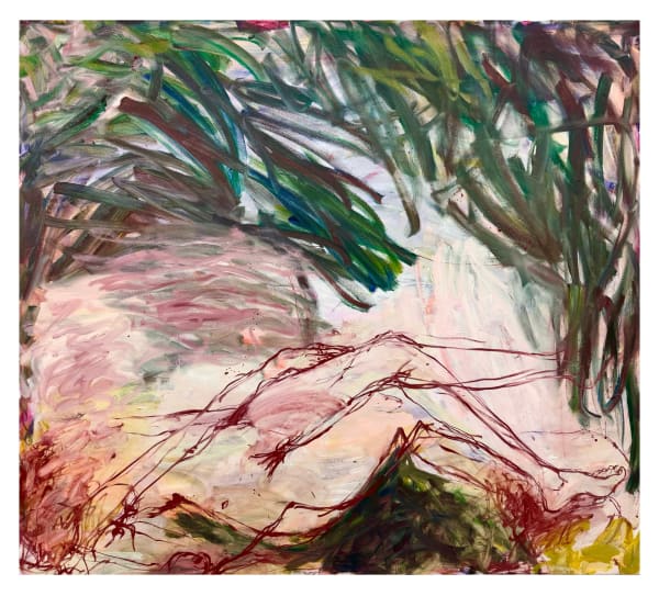 Kim Booker, Sofa painting (canopy), 2024