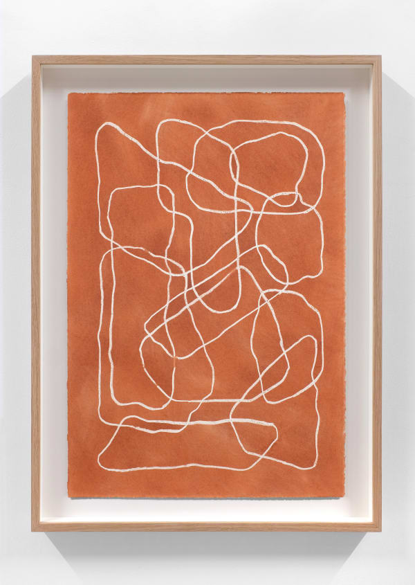 Jonathan Michael Ray, Watermark Opus No. 6 (Birsay Bay in red), 2024