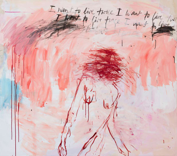 Kim Booker, Self-portrait in Red, 2023