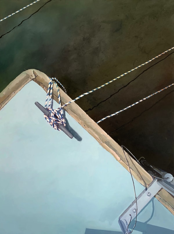 Jenny Brillhart Blue Lines, 2020